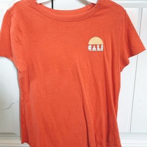 orange cali tshirt